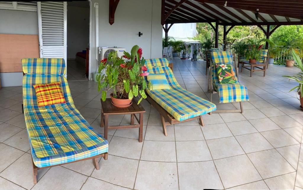 Haut De Villa Chez Ghighi Rivière-Pilote Buitenkant foto